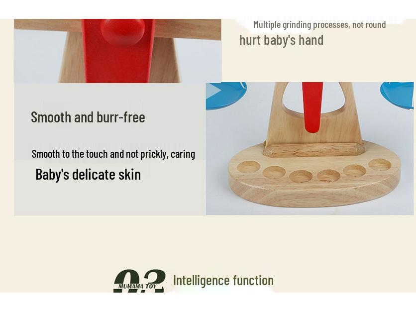 Children's Wooden Balance Scale Educational Toy