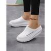 2025 New Lazy Net Shoes for Women's Casual Height-increasing Spring and Summer Breathable Single Fabric Shoes with Thick Soles and Half Slippers