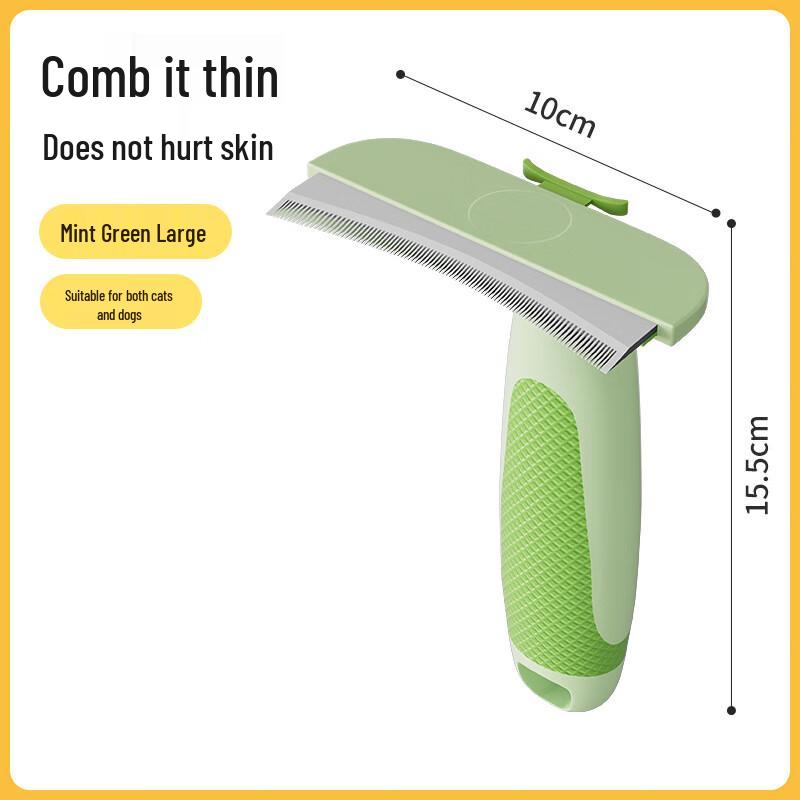 Pet Deshedding & Thinning Comb Set