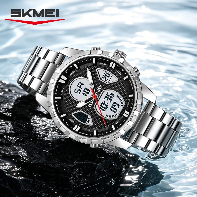 SKMEI 2516 Fashion Dual Display Sport Men's Watch Multifunction Waterproof Casual Outdoor Male Clock Gift