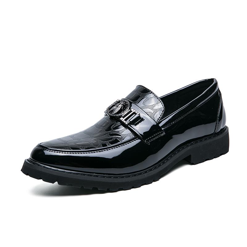 Luxury Brand Men's Banquet Dress Shoes Designer New Men's Business Casual Shoes Office Versatile Massage Sole Loafers