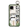 Back Cover Panda Phone Case For Sharp Aquos Sense4 4G/Sense 5G Phone Holder Wrist Strap Durable Cute Fashion Design Ring