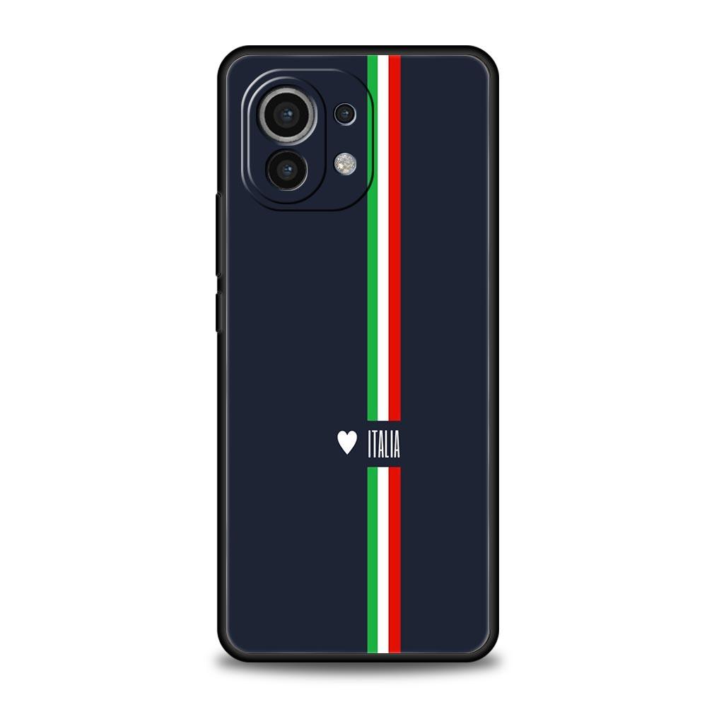 

ITALY Flag Phone Case For Xiaomi 14 13T 12T Pro 12 13 11 Ultra Mi Note 10 Lite 10T 5G 11X Pro 11T 11i 9T Soft Silicone Cover Mi Note 10 Lite