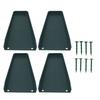 4PCS Downspout Splash Block Rain Gutter Downspout Extensions Fixable Downspout Extender with 8 Fixing Nails Protect