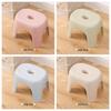 Durable Plastic Low Stool for Bath and Living Room
