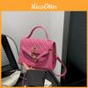 Spring Summer 2024 New Pu Leather Commuter Bag With Minimalist Design
