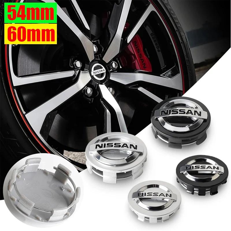 4 Pezzi Copricerchi Centrali per Ruote Auto Copertura Cerchi per Nissan Qashqai j11 Juke GTR X-Trail Patrol Micra Navara Tiida Murano Sentra Leaf