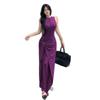 French Chic Sleeveless Waist-Cinched Hip-Hugging Long Dress for Women, 2026 Trend