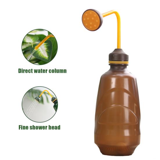 0.45L Fideler İçin Sulama Kabı Çıkarılabilir Duş Başlığı ile Sıkma Şişesi Ev Bitkileri İçin Sukulent Sulama Şişesi