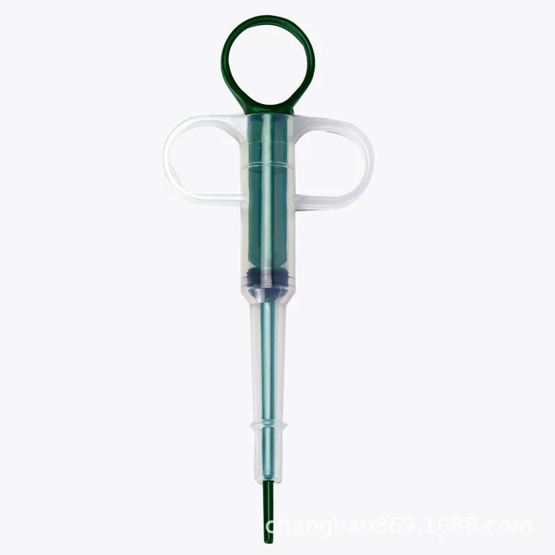 

1 шт. шприц для домашних животных, таблетка, пистолет для таблеток, пиллер, дозатор, лекарство, вода, молоко, шприц, трубка, кормушка, инструменты, аксессуары для собак, кормушки для домашних животных 15cm X 6cm