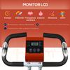 Foldable Magnetic Exercise Bike with 8 Resistance Levels and Adjustable Seat, in Steel, 97x43x110 cm, Red