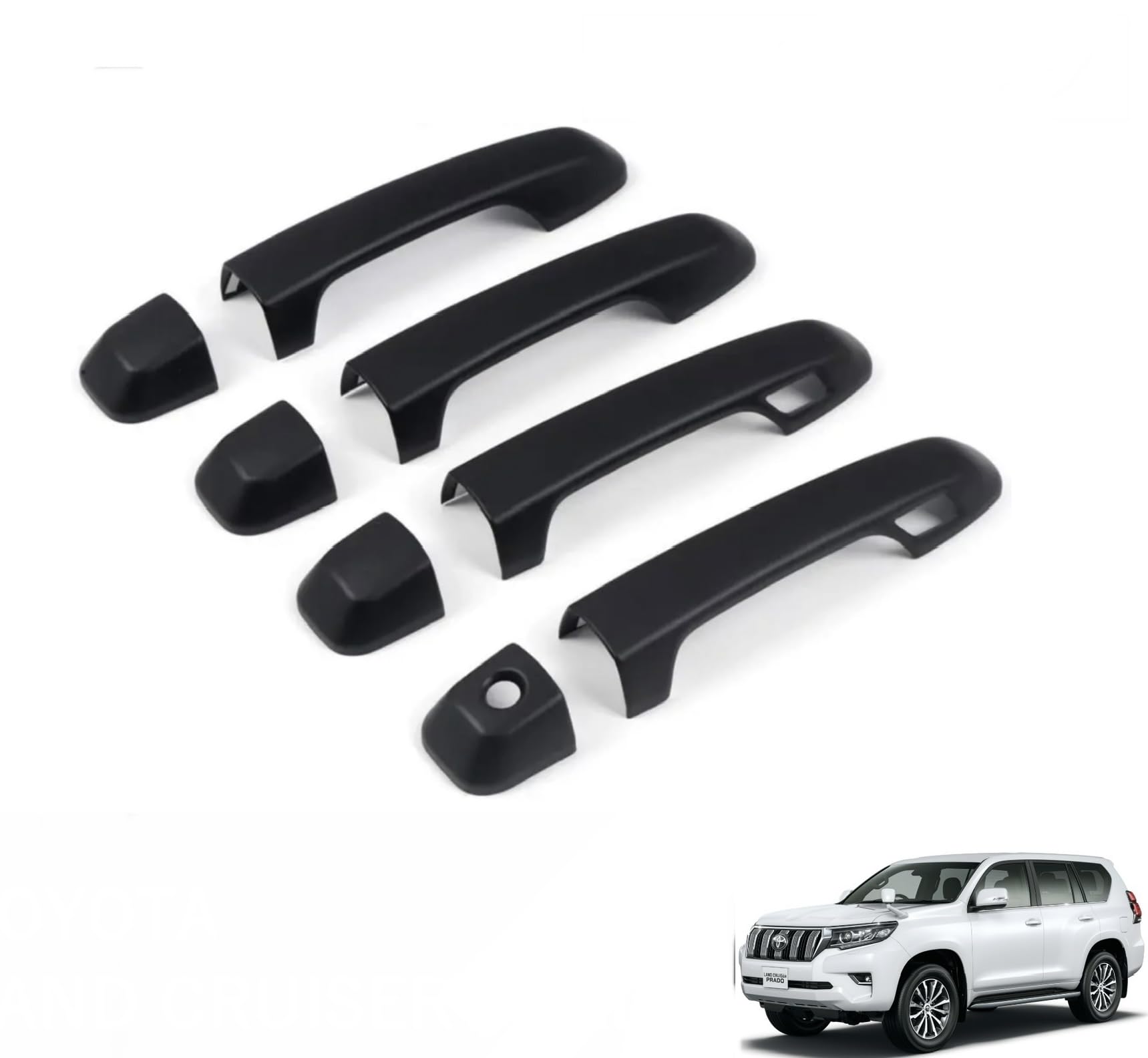 

Накладка на дверную ручку ULS NORK Prado Матовый черный PRADO Prado 150 Land Cruiser чёрный