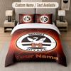Custom Bedding Set Swansea City FC Pattern, Print Name Text 1 Duvet Cover Plus 2 Pillowcases Home Textile