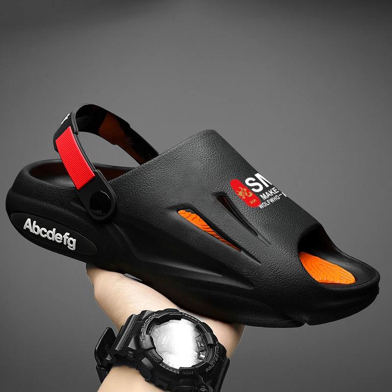 Fashion Fashion Platform Men Slippers Outdoor Summer Clogs Shoes Women Beach Sandals Male Soft EVA Indoor Home Slides Lover Flip Flops