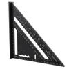 Protractor d'angle pour toiture 7 pouces Alliage d'aluminium Oxydation noire  (  )