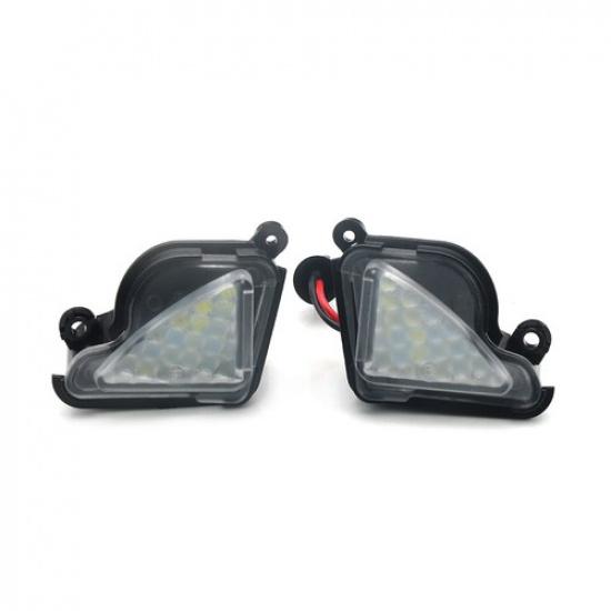 2Pcs LED Side Mirror Puddle Light Assembly For Skoda Octavia A5 A7 Superb MK2