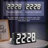 Desktop Digital Clock Tabletop Led Watch Alarm Clock Bedside Table Voice Control Led Digital Clock for Bedroom NZ0032