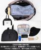 Vita Felice nylon Boston bag for women [VITAFELICE] 14-pocket inb-10145z (black)