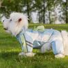 Autumn and winter pet clothes claws explorer three-proof four-leg charge cotton coat small dog Bichon dog clothes