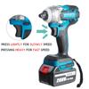 21V 800 N.M 288VF Cordless Brushless Impact Wrench Drill Portable Electric Wrench With 2Battery New