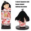 Geisha Doll Action Figures Kimono Girl Statue Collectible Figurines Decorative Sculptures Ornament Office Home Decors