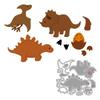 Dinosaurier Metall-Stanzformen Schablonen für DIY Scrapbooking Dekorative Prägepapierkarten Vorlage Dekor Stanzteile