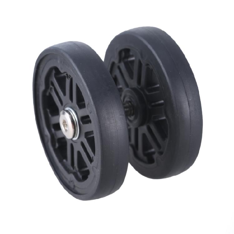 8 Stück 60mm Kofferrollen Gepäck Doppelrollen Schwenkrollen Reparatursets Einfach zu installieren für Ersatzgepäck