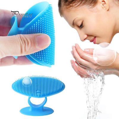 Almofada de Silicone para Cuidados com a Saúde e Beleza, para Lavagem Facial, Exfoliação, Remoção de Pontos Negros, Escova de Limpeza Facial