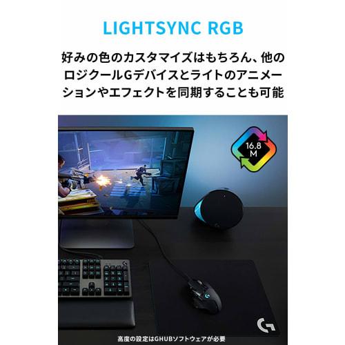 Logitech G Gaming Mouse G502 Kablet USB-tilkobling Mus HERO 25K Sensor G502RGBhr LIGHTSYNC RGB 11 Programknapper FPS / MMO / RPG Svart PC windows ma