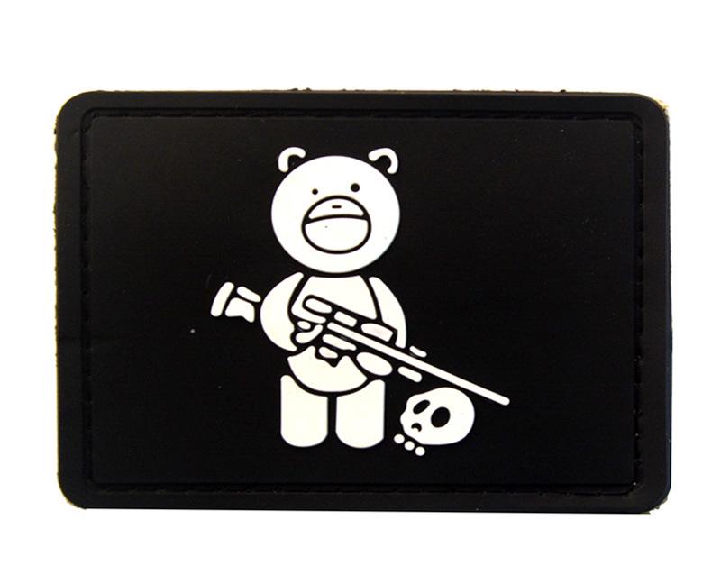 Bear Rhino Frog Seal Velcro PVC Morale Patch for Armband