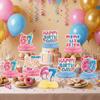 Colorful 67 Meme Birthday Decorations Ice Cream Theme Honeycomb Centerpieces Meme Lovers Party