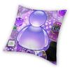 Purple Frutiger Aero Person Square Pillow Covers Polyester Living Room  Cushion Case Creative Decor Pillow Cover 45*45