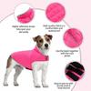 Cold Weather Dog Vest, Adjustable Lightweight Reflective Double-Sided Waterproof Winter Pet Jacket With Leash Holes