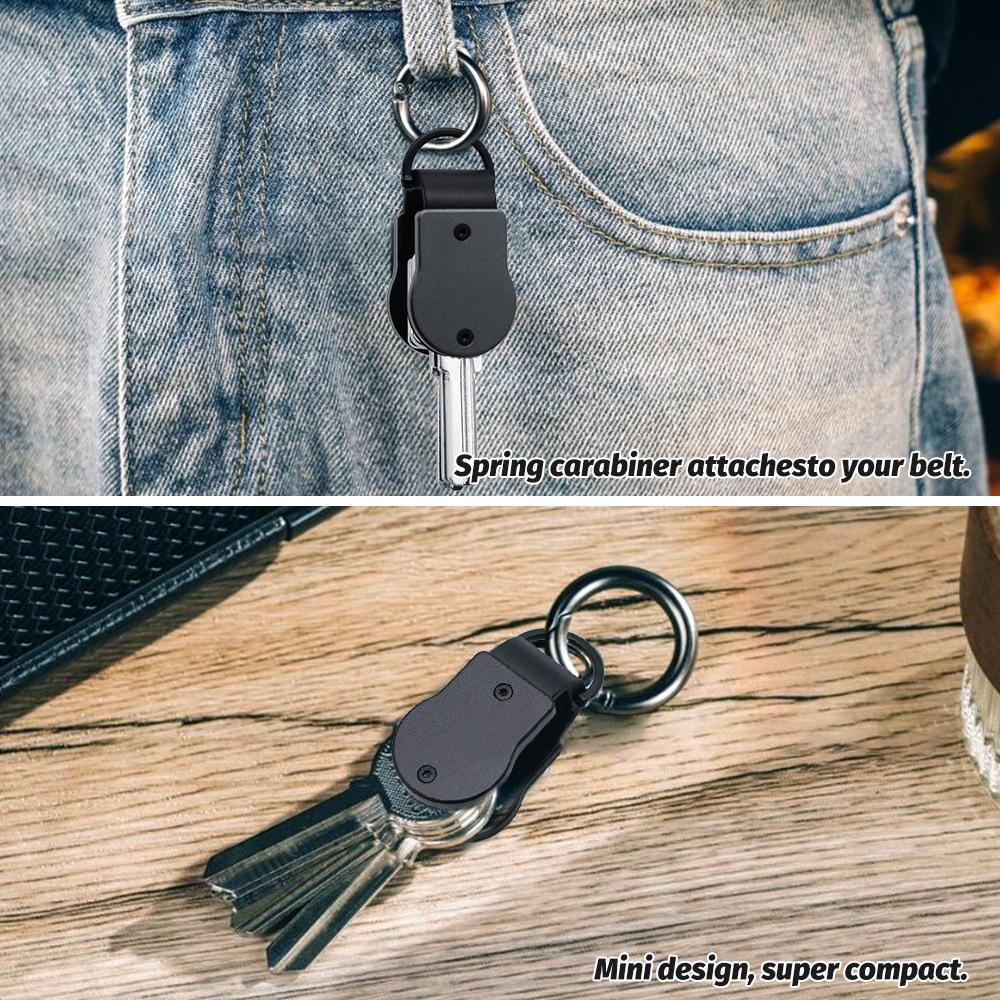 Mini Key Holder Hold 2-5 Keys Key Fob Portable Keychain for Universal Size
