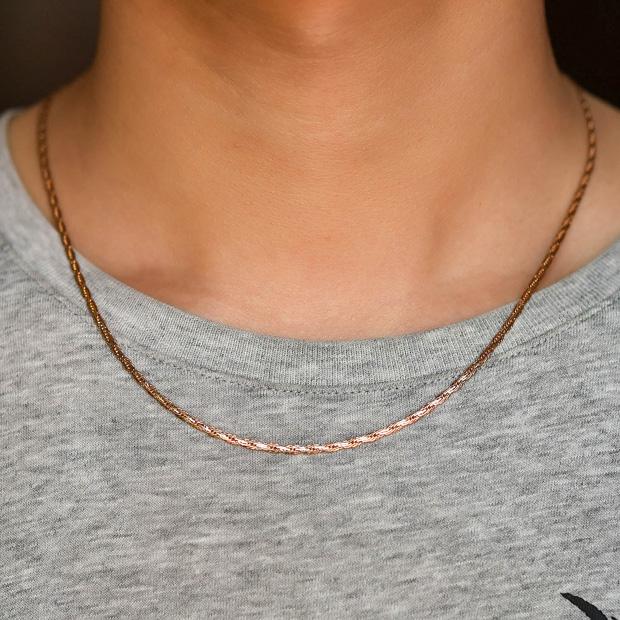 2mm Vintage Flat Chain Gold/Steel/Black/Rose Stainless Steel Necklace for Women And Man Jewelry Gifts