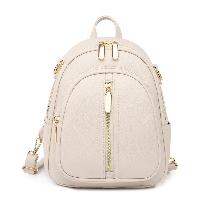 Rucsac de Piele Moale în Stil Coreean la Modă pentru Femei Niche Design 2024 pentru Naveta Zilnică