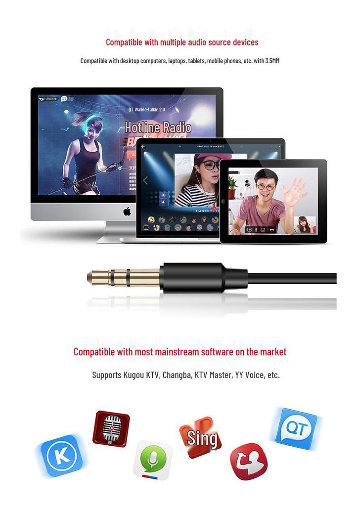 Omnidirectional Noise-Cancelling Desktop Microphone for Gaming, Streaming, Recording, and Meetings