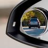 2pcs Suction Cup Type Blind Spots Mirrors 2inch Round Glass Convex Mirror Side Rear View Mirror for Car SUV Automotive