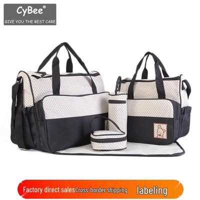 Ensemble Sac Maman Imperméable et Tendance: Bandoulière Multifonctionnelle, Grande Capacité, Épaule Unique, Porté Main, 5 Pièces