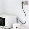 1pc Stainless Steel Power Plug Socket Jack Hook Rack  Holder Hanger  Glue