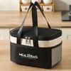 Portable Thickened Insulated Picnic Bag with Aluminum Foil for Outdoor Lunch and Ice Pack Storage