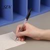 Professional Finance Room Pens 10PCS Ballpoint Pens, 1.0mm Conical Tip Anti Leakage Gel Durable Plastic Comfortable Grip Smooth Writing Pen for Office