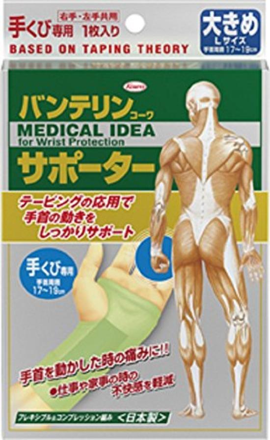 Vantelin Wrist Light Large Fits Wrist Circumferences of Supporter, Green, Size, 17-19cm