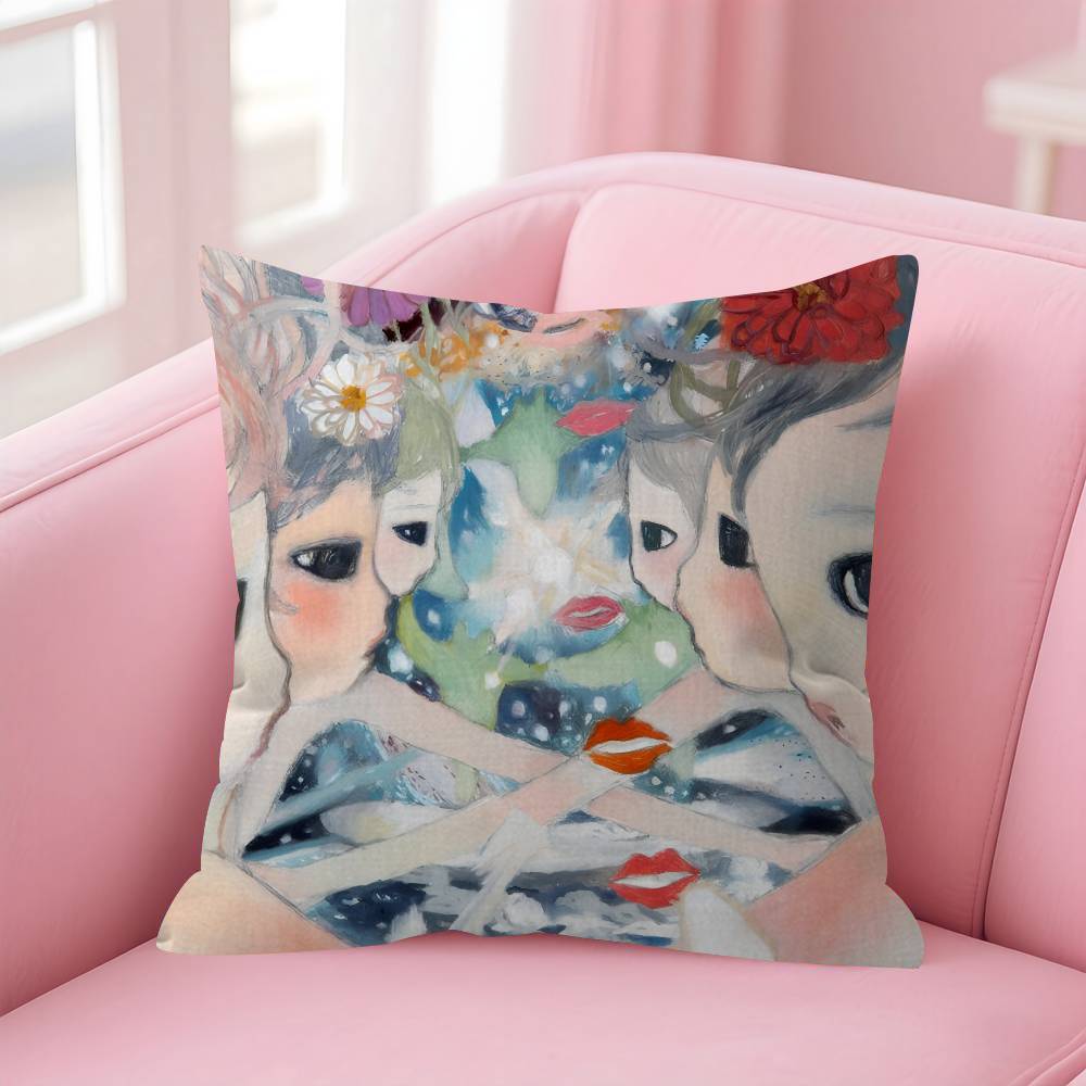 Art Aya Takano Girl Pillow Anime Pillow Sofa Bed Head Pillow Cover Cushion Cover Fashion