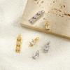 2 PCs Brass & Cubic Zirconia Charms Gold Plated Silver Plated Pendants For DIY Necklace Bracelet Jewelry Making Findings