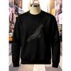 Men's New Fashion Crew Neck Sweatshirt - Loose Fit Long Sleeve Casual Trendy Style For Daily Wear With Digital Print.