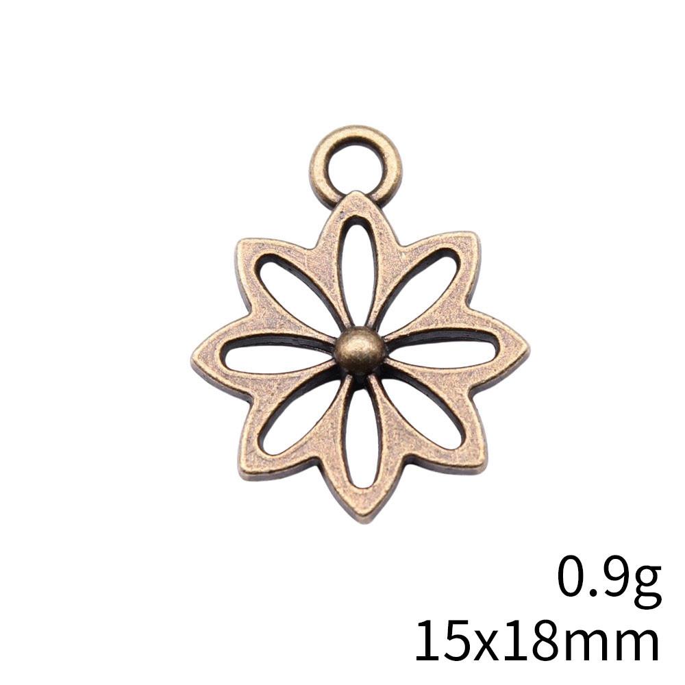 Back To School Bag Charms Rose Lotus Charms Pendant Women's Bags Bracelet Pendant