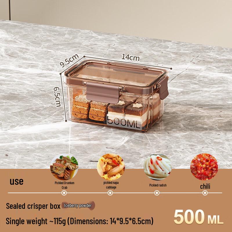 Stackable Refrigerator Food Storage Containers