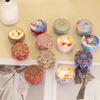 Scented Soy Candle - Romantic Fragrance with Dried Flowers, Ideal for Weddings, Valentine's, Birthdays, and Home Décor