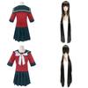 Costume Cosplay Autentico Danganronpa Harukawa Maki Uniforme Scolastica Giacca Gonna Set Outfit Per Donne
